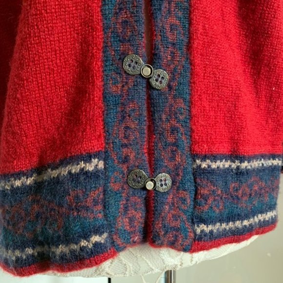 Vintage KOTARE Wool Cardigan New Zealand sz M - Picture 4 of 7